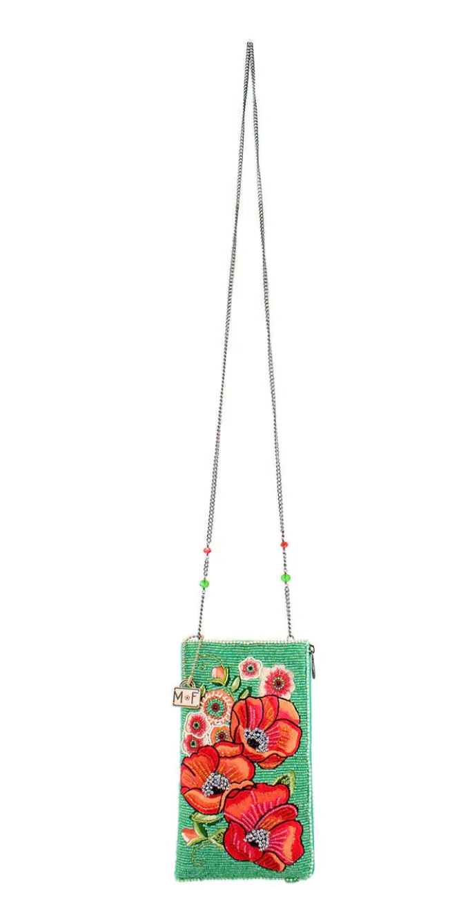 Mary Frances Poppy Field Crossbody Phone Bag