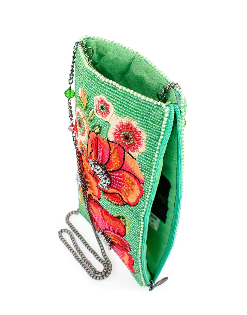 Mary Frances Poppy Field Crossbody Phone Bag