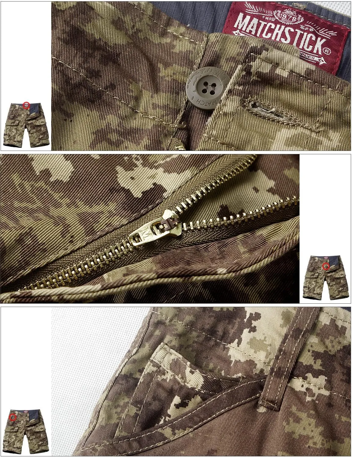 Match Men's Wild Cargo Shorts