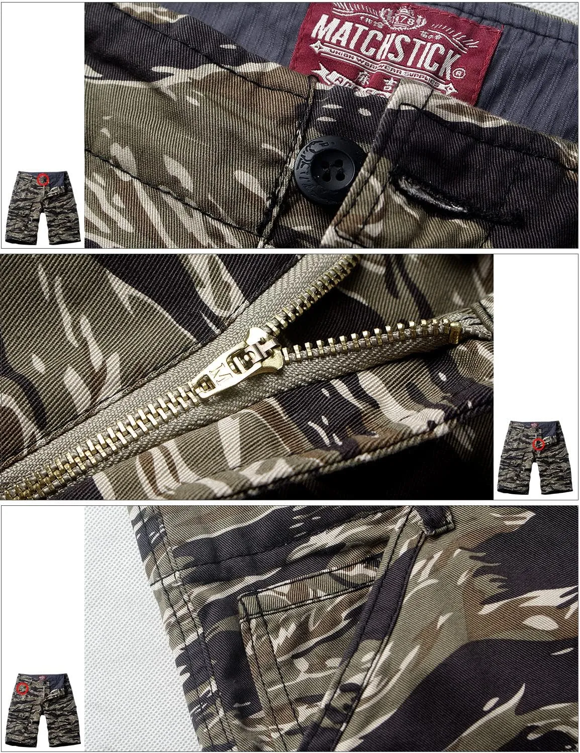 Match Men's Wild Cargo Shorts