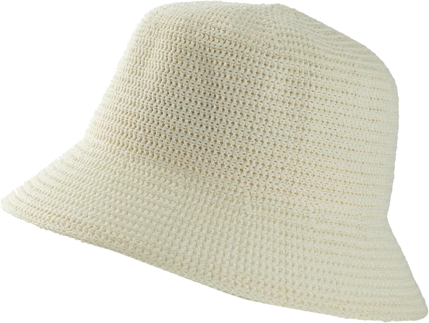 MEINICIY Womens Bucket Hat, Beach Sun Hat for Women, Bamboo Mesh Woven Foldable Packable