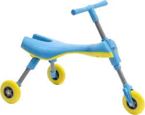 MEKBOK Fly Bike Foldable Indoor/Outdoor Toddlers Glide Tricycle - Blue