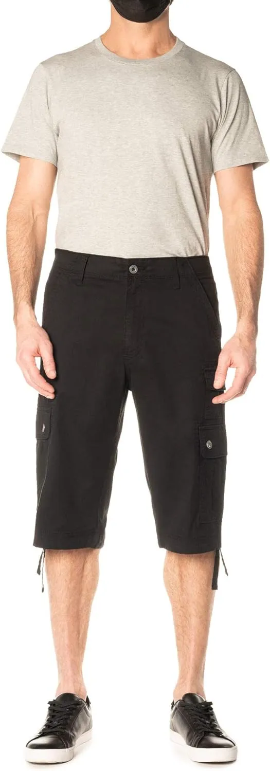 Men's Below The Knee Messenger Cargo Shorts