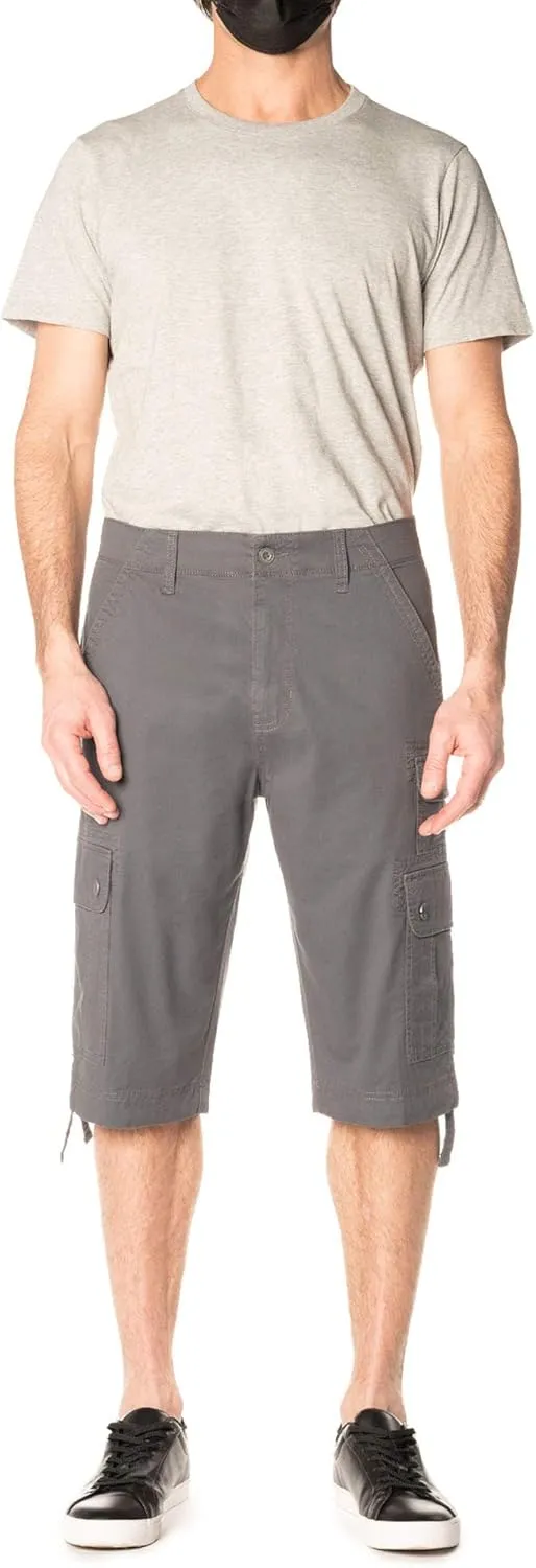 Men's Below The Knee Messenger Cargo Shorts