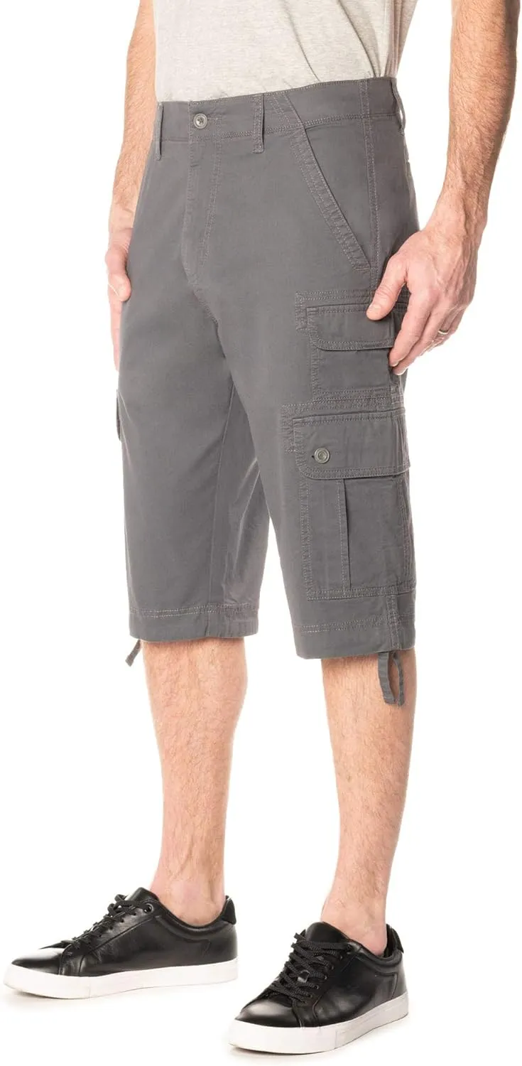 Men's Below The Knee Messenger Cargo Shorts