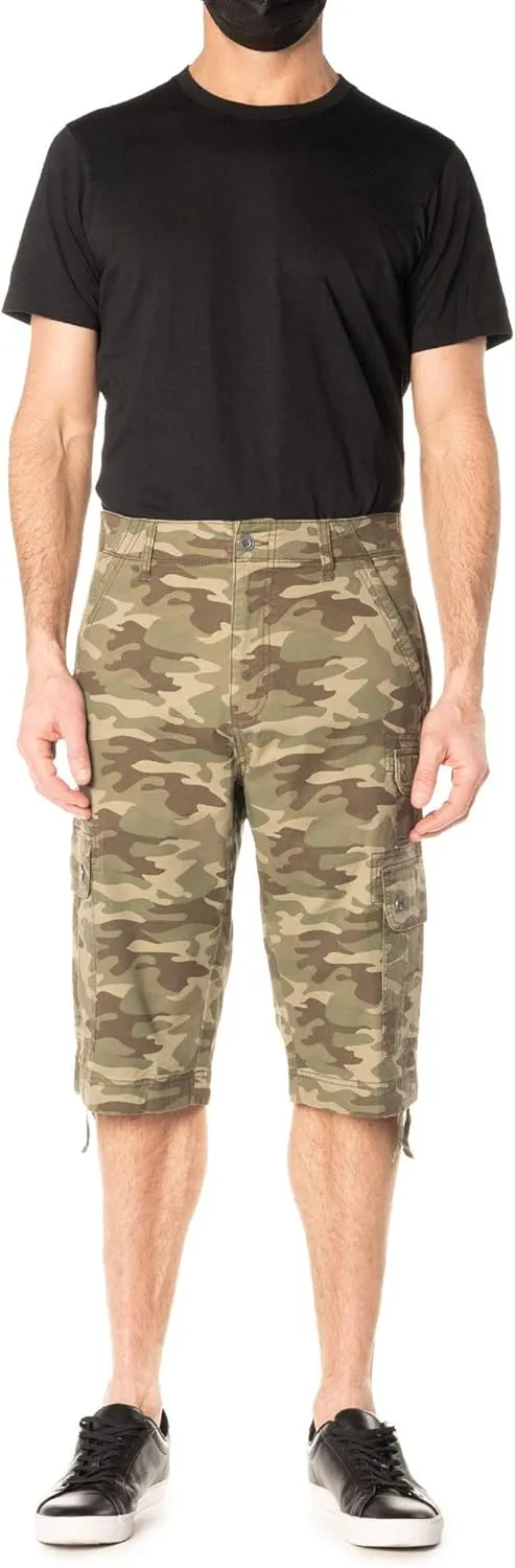 Men's Below The Knee Messenger Cargo Shorts