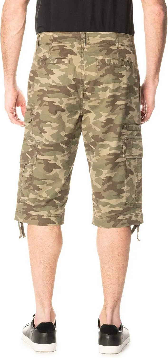 Men's Below The Knee Messenger Cargo Shorts