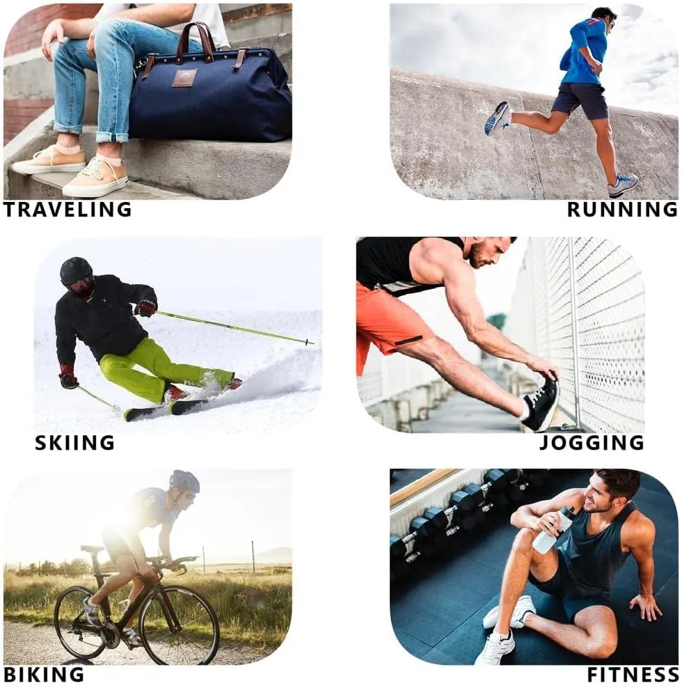 Men's Rayon Made From BAMBOO Thin Ankle Socks 6 Pairs Striped Breathable Absorbent Low Cut Athletic 9-12 Size