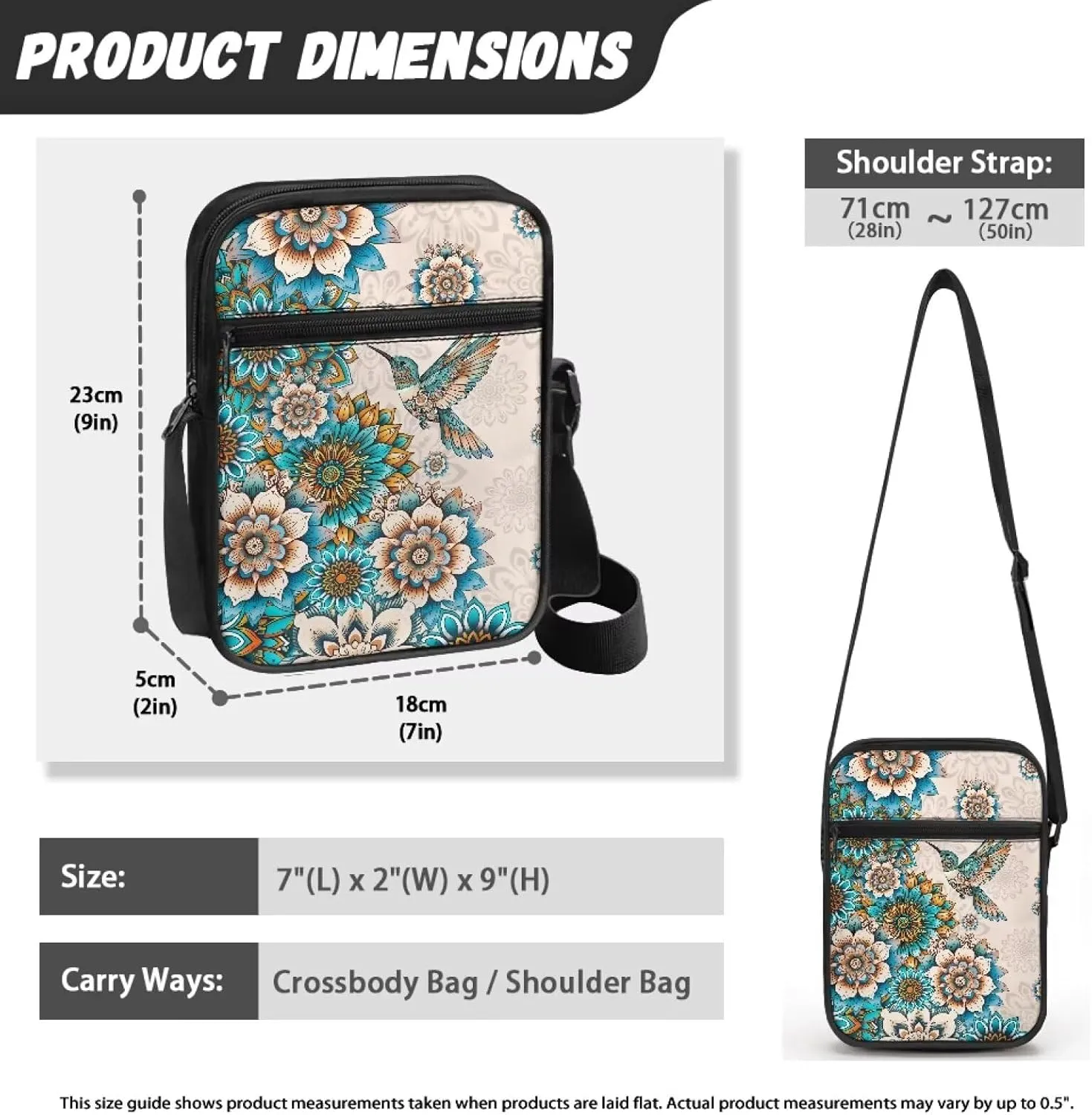 Messenger Bag for Women Crossbody Shoulder Bag Medium Satchel Bag Purse Cell Phone Bag