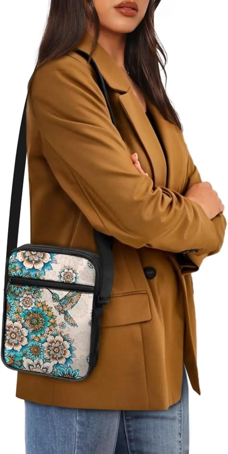 Messenger Bag for Women Crossbody Shoulder Bag Medium Satchel Bag Purse Cell Phone Bag