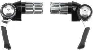 microSHIFT | Bar End Shifter Set | 8-Speed Road | Double/Triple | Shimano Compatible | Black