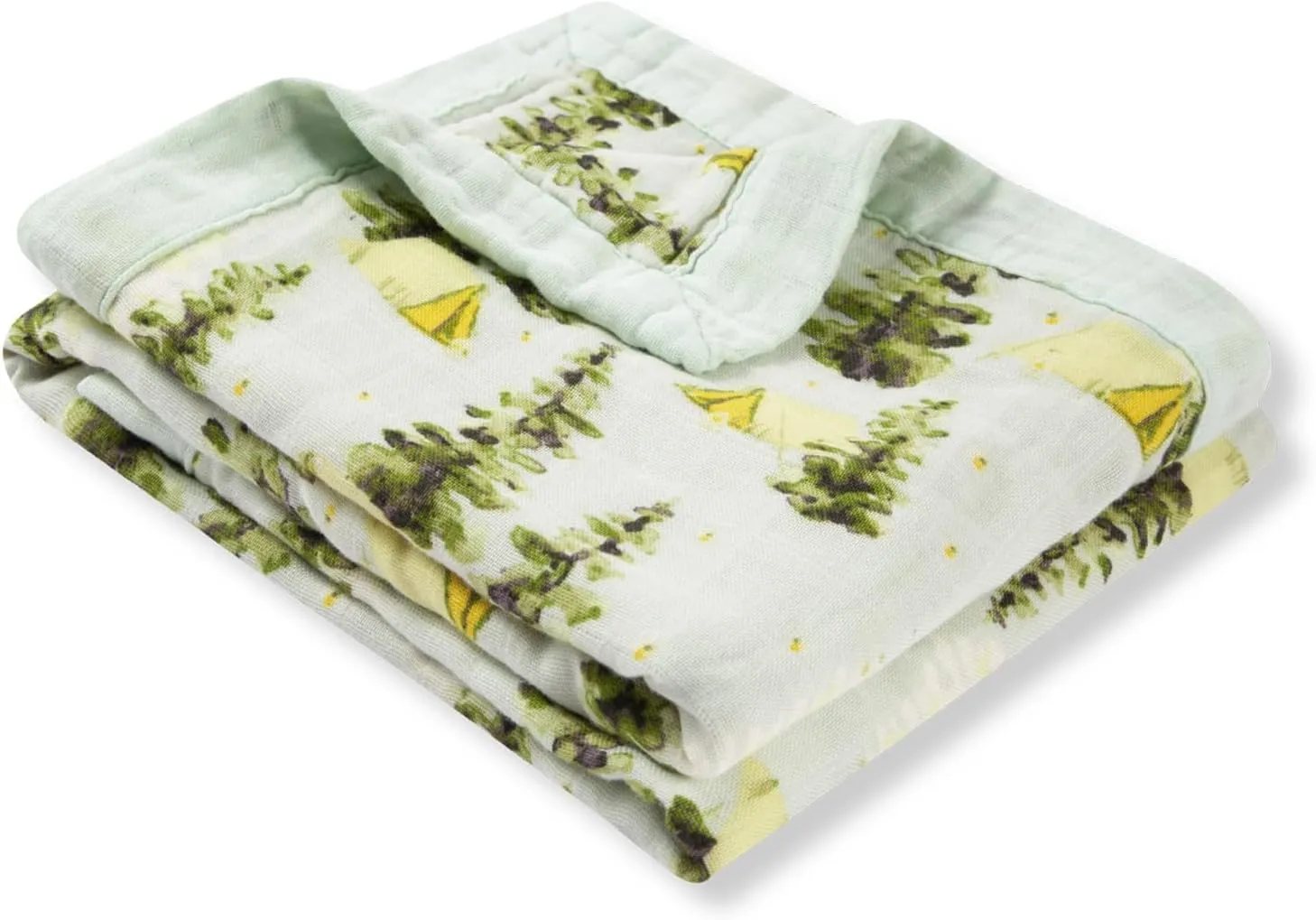 Milkbarn Receiving Blanket for Newborns, Three-Layer Muslin Quilt Baby Blankets, Soft & Gentle Toddler Blanket, Rayon from Bamboo Cotton Blankets for Nursery Bedding, Camping