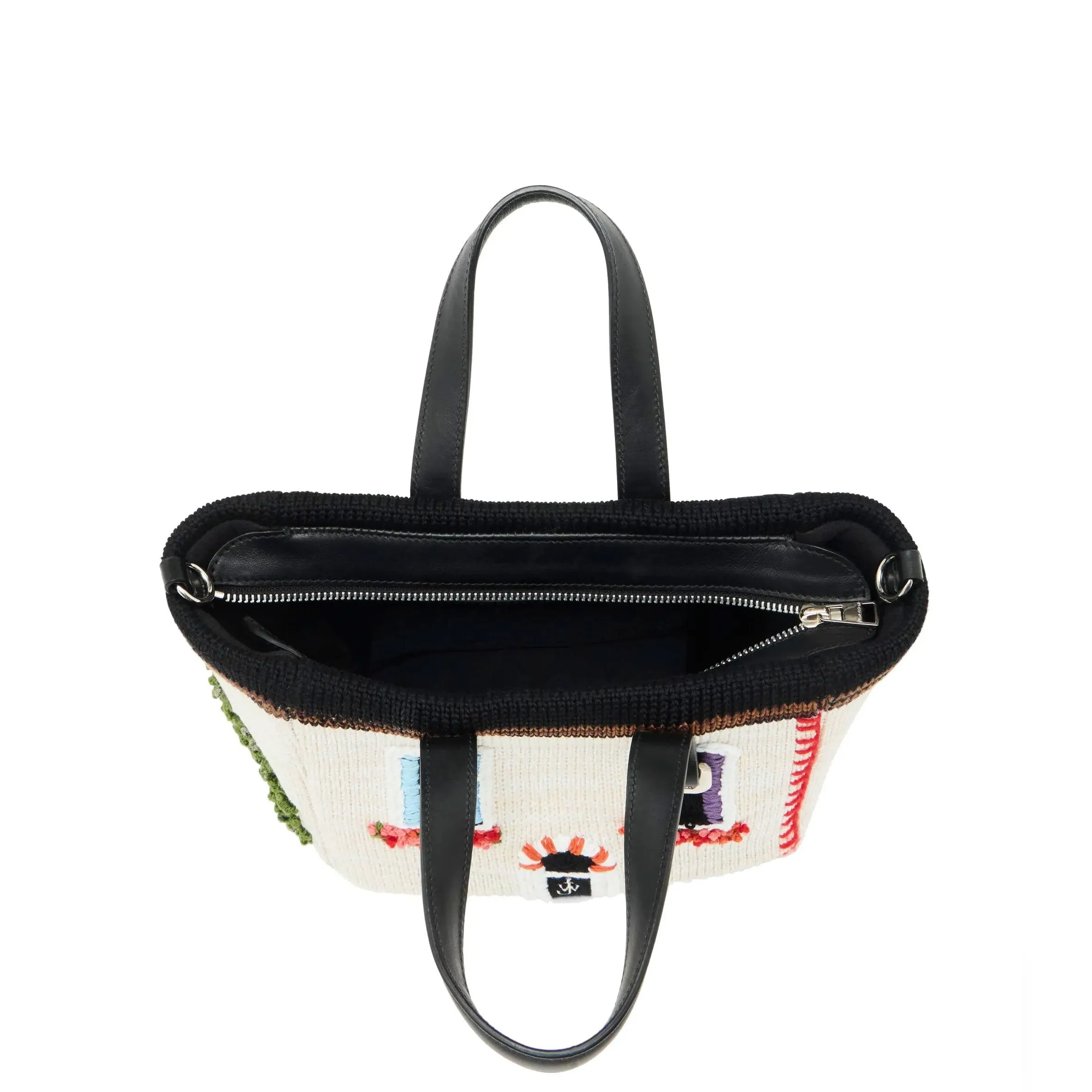 Mini House Belt Tote, Off White