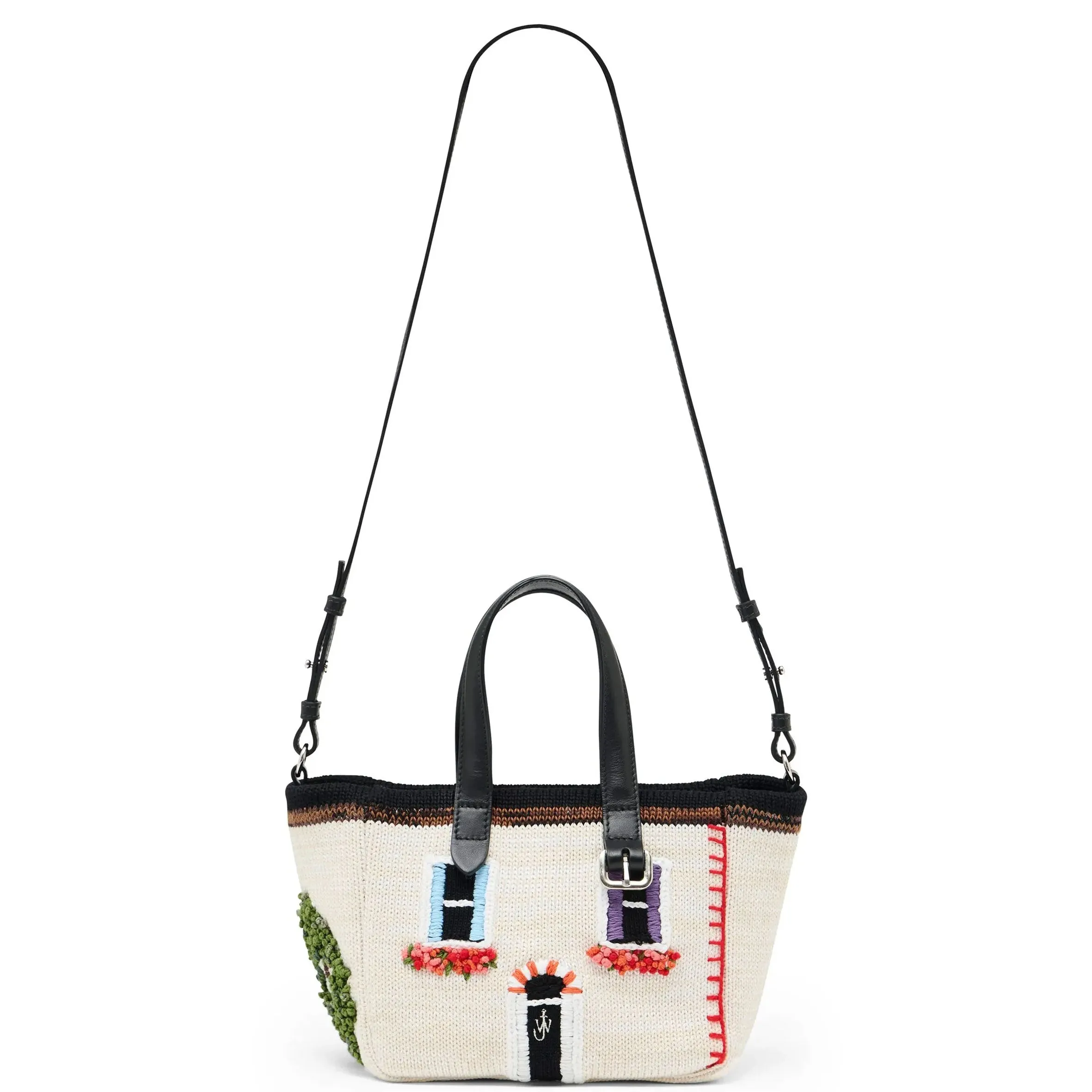 Mini House Belt Tote, Off White