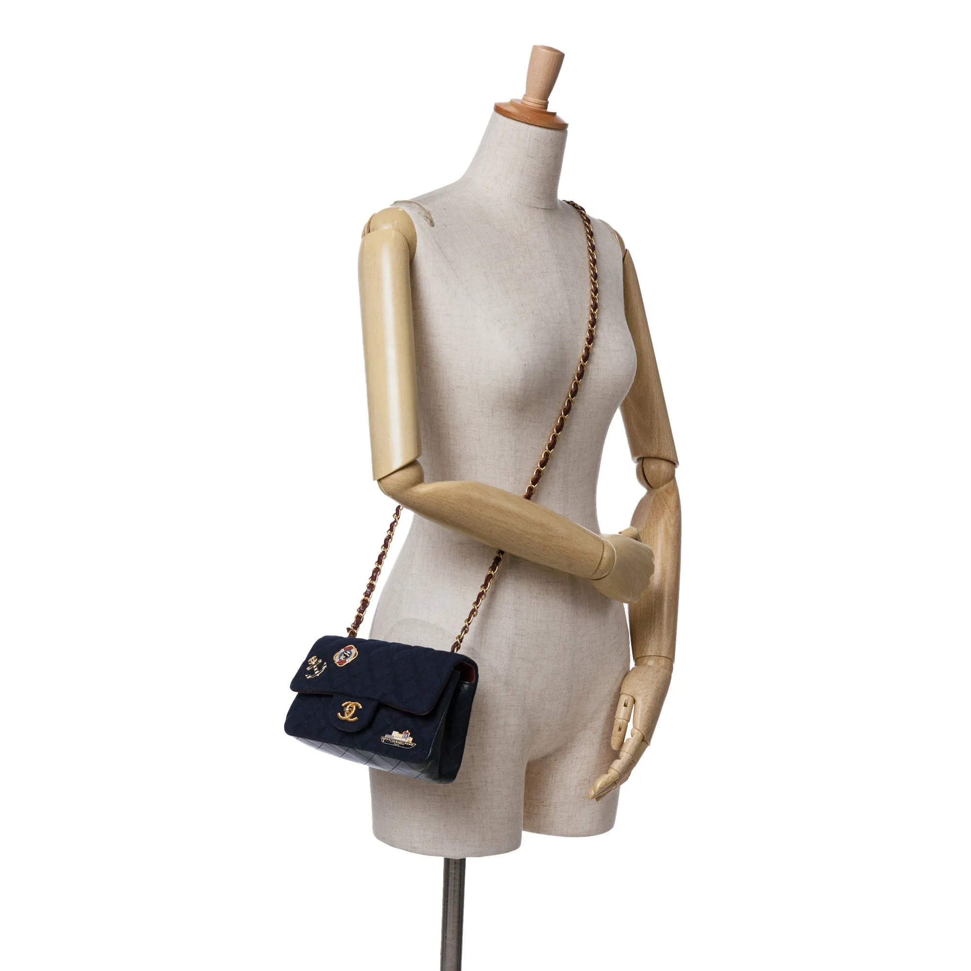 Mini Rectangular Classic Jersey Sailor Single Flap