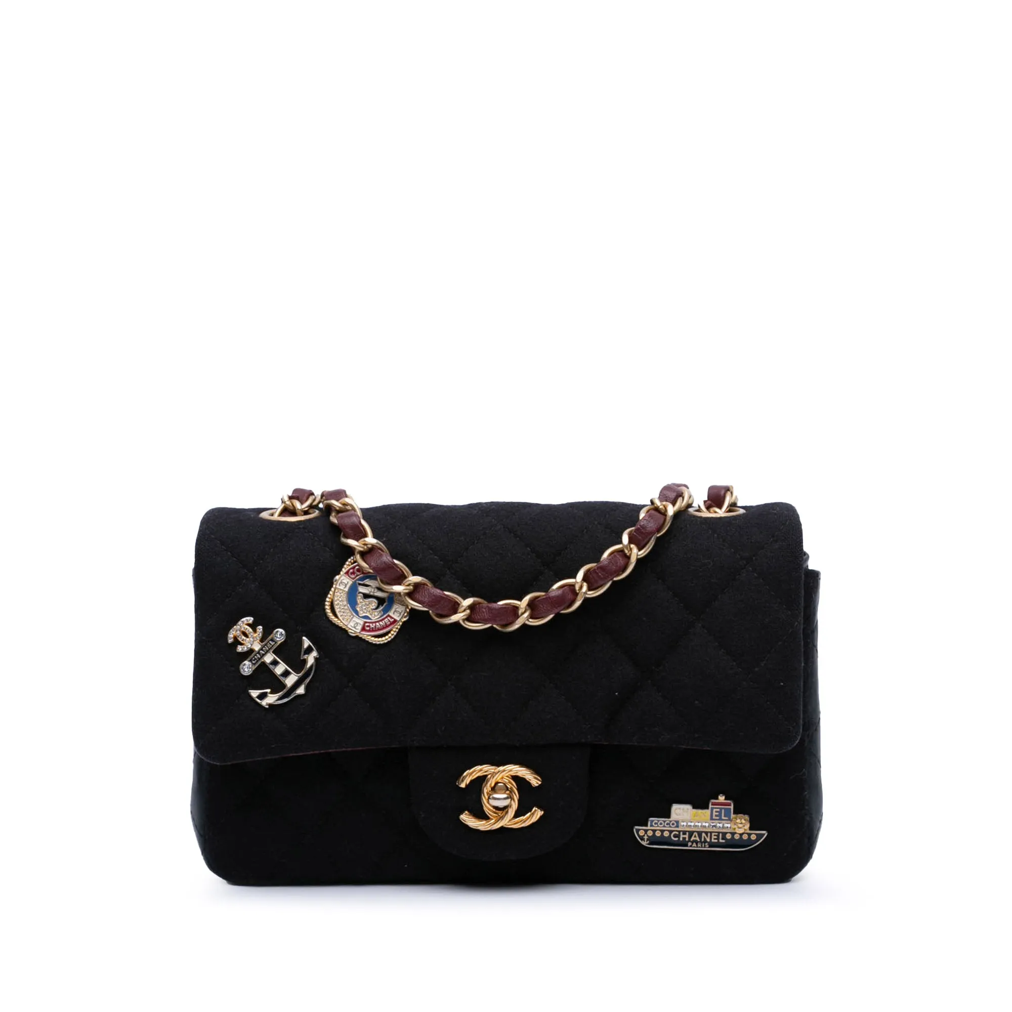 Mini Rectangular Classic Jersey Sailor Single Flap