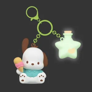 MINISO Pochacco Beach Series LED Light-up Keychain