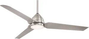 Minka Aire F753L-BNW 54in Java Led Outdoor Ceiling Fan