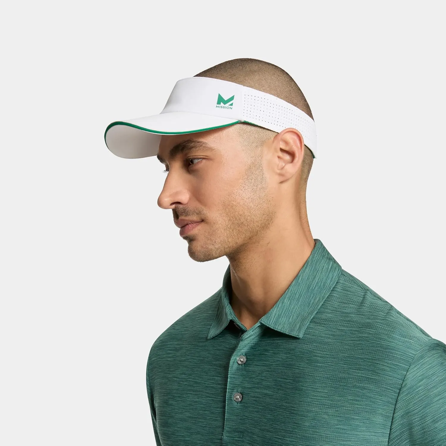 MISSION Structured Cooling Visor - Unisex One Size Cap for Tennis, Golf & Running - Lightweight & Durable