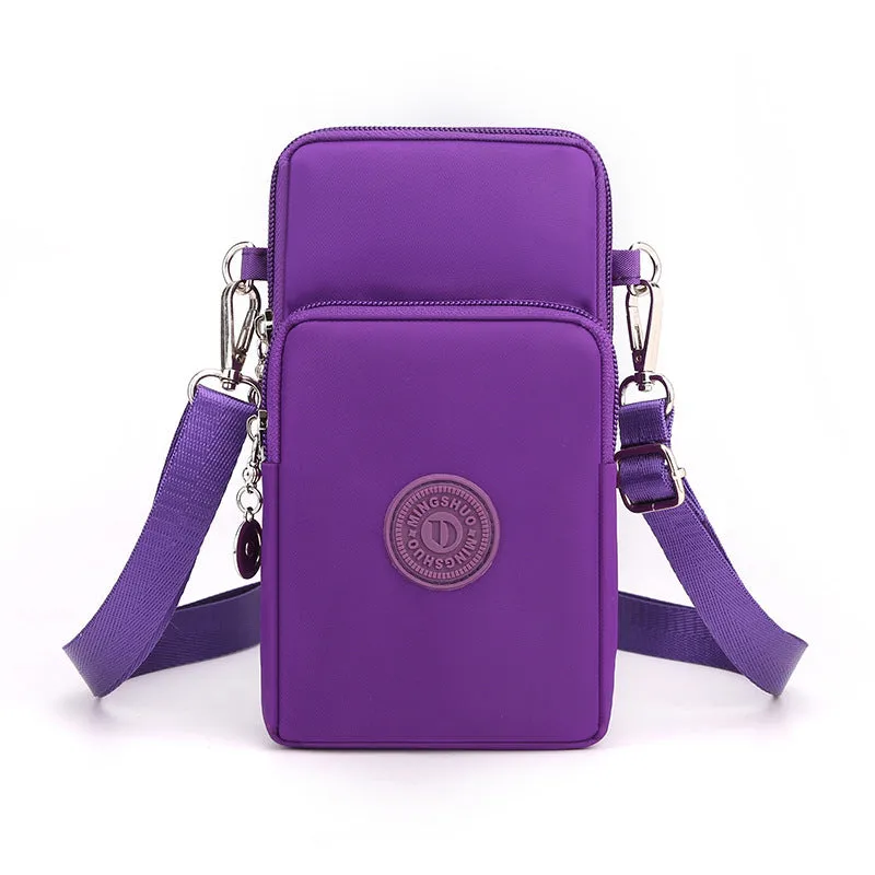 Mobile Female Oxford Cloth Vertical Mini Phone Bags