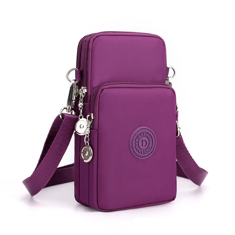 Mobile Female Oxford Cloth Vertical Mini Phone Bags