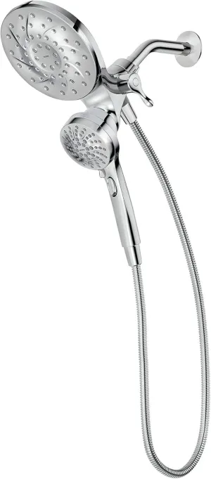Moen 26009 Engage 2.5 GPM Handheld Showerhead and Rain Shower 2-in-1 Combo Featuring Magnetic Docking System and Metal Hose, Chrome
