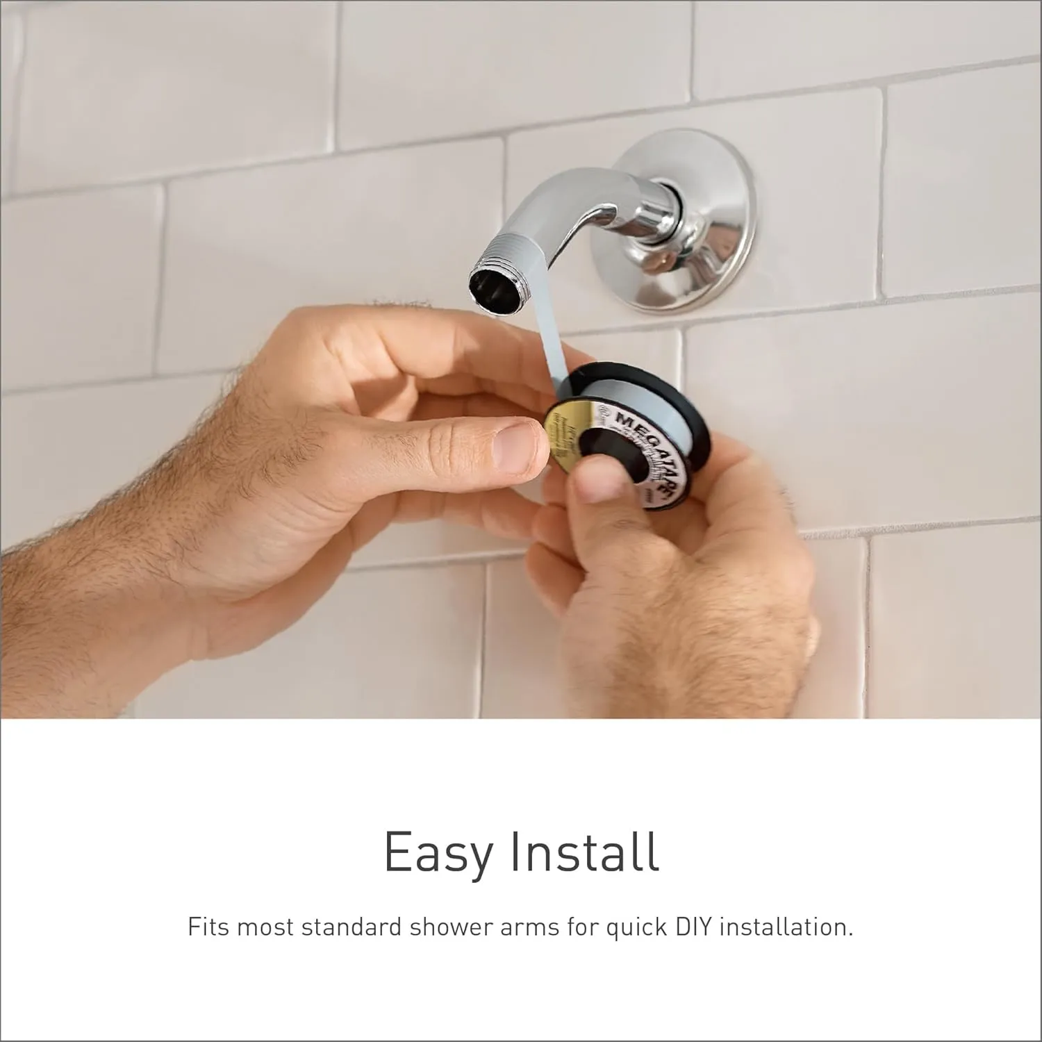 Moen Verso Eco-Performance Handshower, Detachable Round Shower Head with Magnetix Docking System, 60" Hose, Chrome, 220H2EP