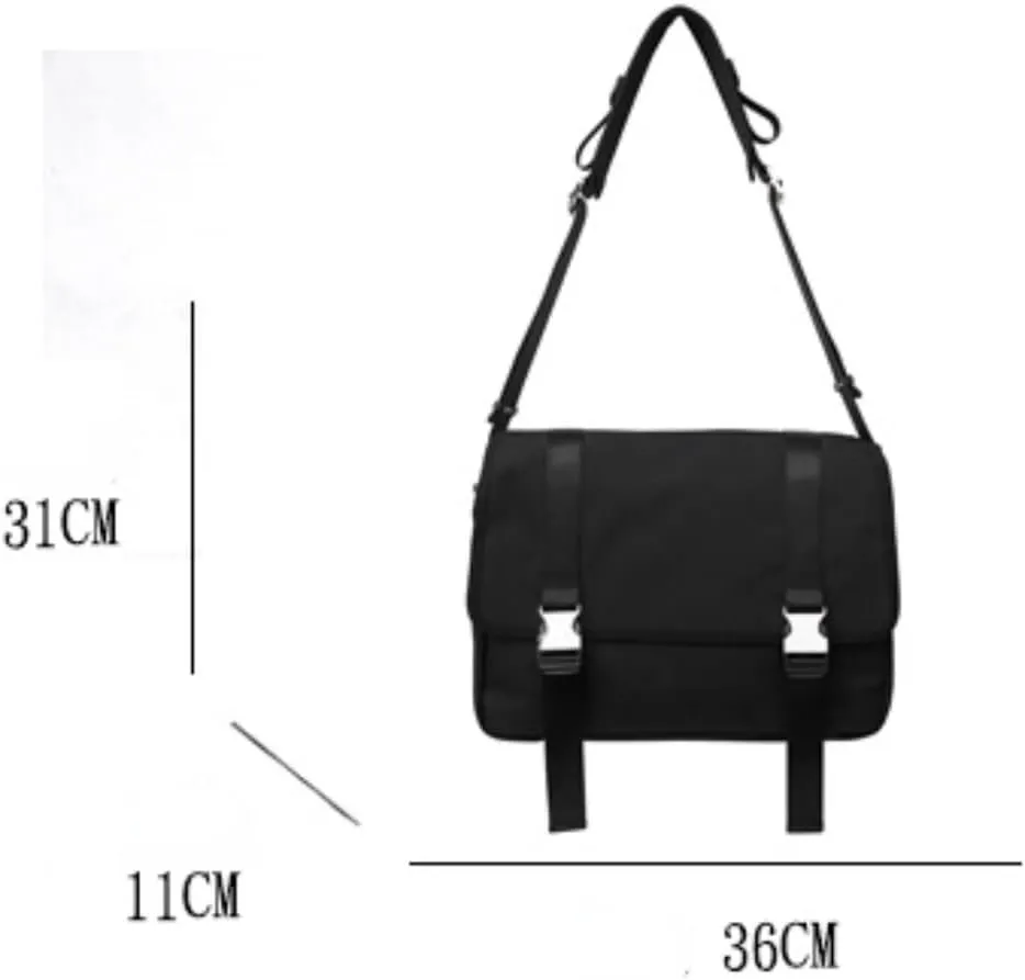 MOLERFO Messenger Bag for Women Nylon Crossbody Bag Vintage Crossbody Bags Aesthetic Tote Bag Cute Tote Bag Canvas Bag