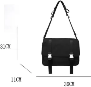 MOLERFO Messenger Bag for Women Nylon Crossbody Bag Vintage Crossbody Bags Aesthetic Tote Bag Cute Tote Bag Canvas Bag