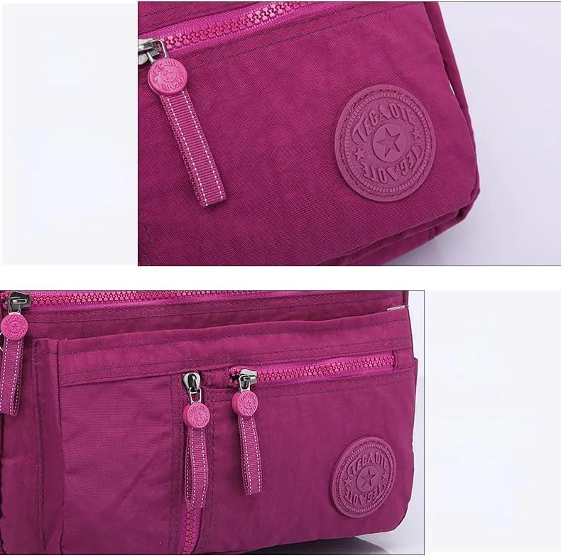 MOLERFO Nylon Bag Trashy Y2k Bag Messenger Bag Canvas Crossbody Bag Grunge Bag Therian Clothes