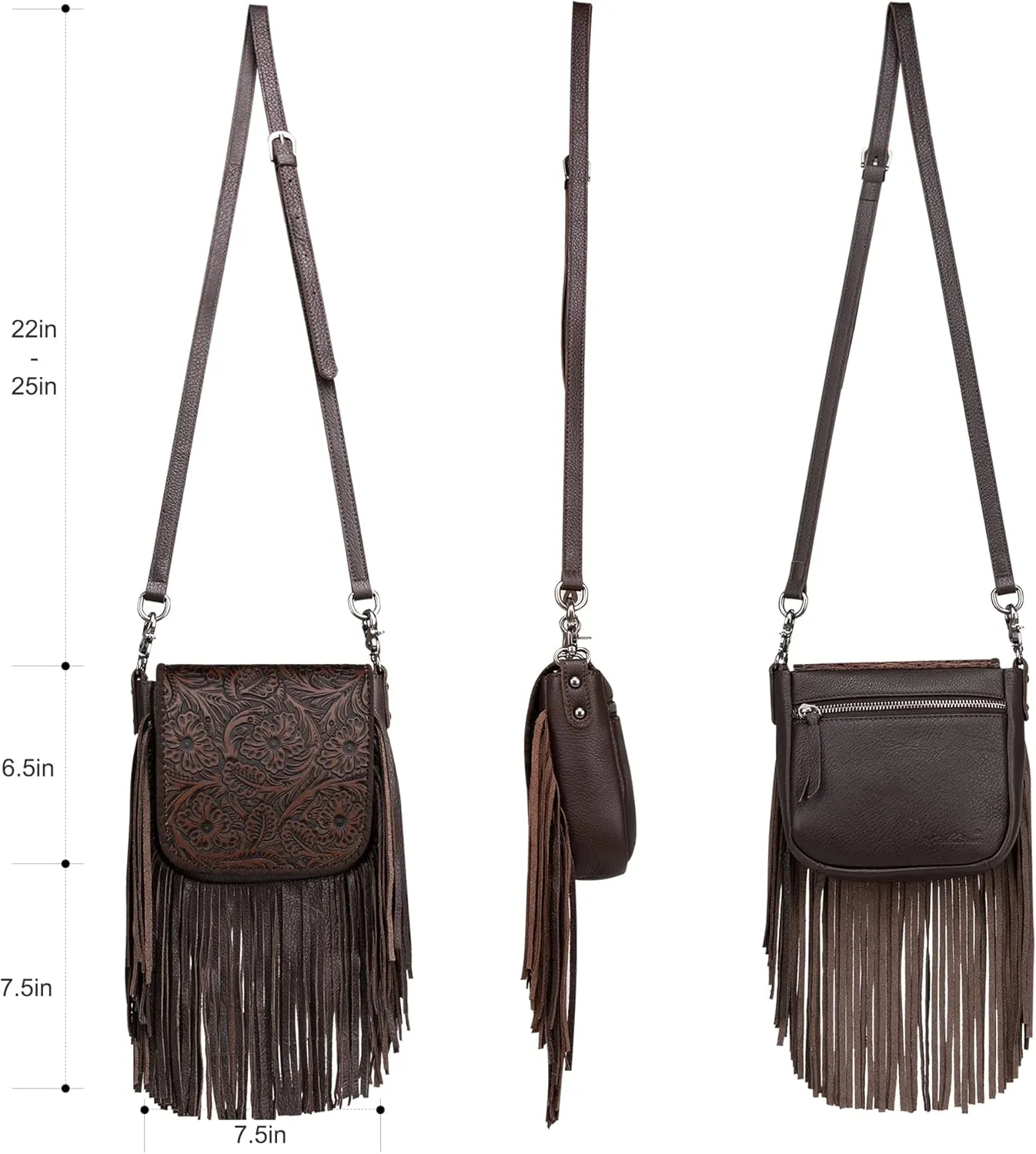 Montana West Fringe Purse Western Purses for Women Crossbody Bag