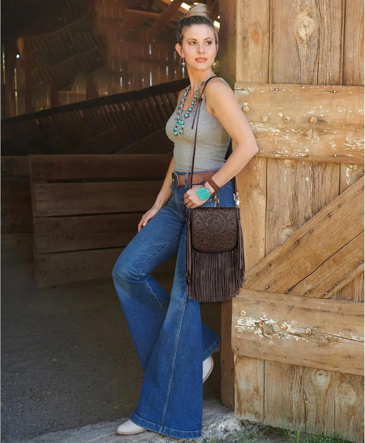 Montana West Fringe Purse Western Purses for Women Crossbody Bag