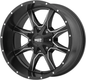 Moto Metal MO970 22X12 8X170 SG-BLK-MILL -44MM - MO97022287944N