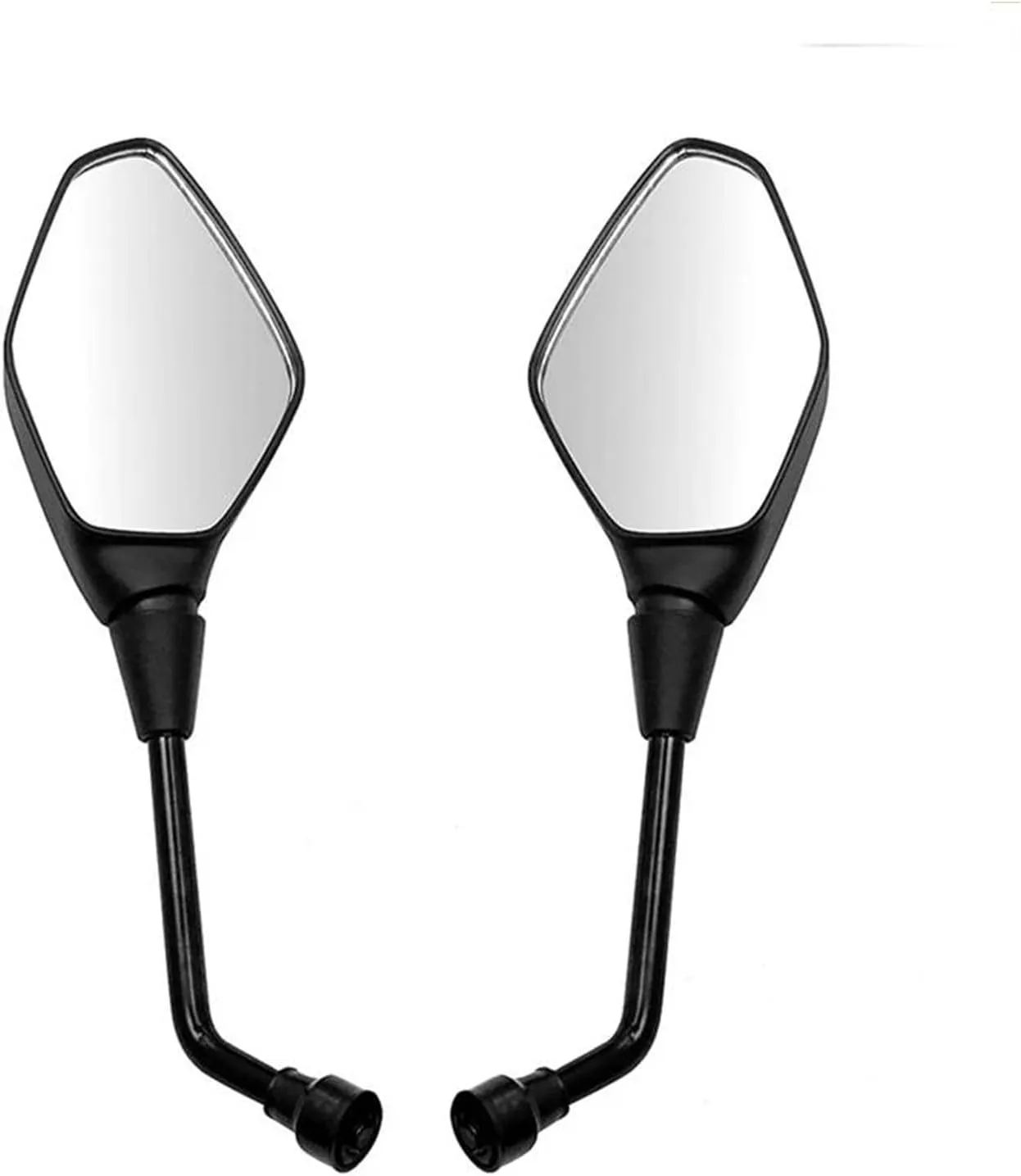 Motorcycle Mirror For Honda CB3000 Hornet 600 Grom CBF190R Yamaha MT03 ABS 10mm Motorcycle Rearview Mirror White Glass Black Side Mirror Universal