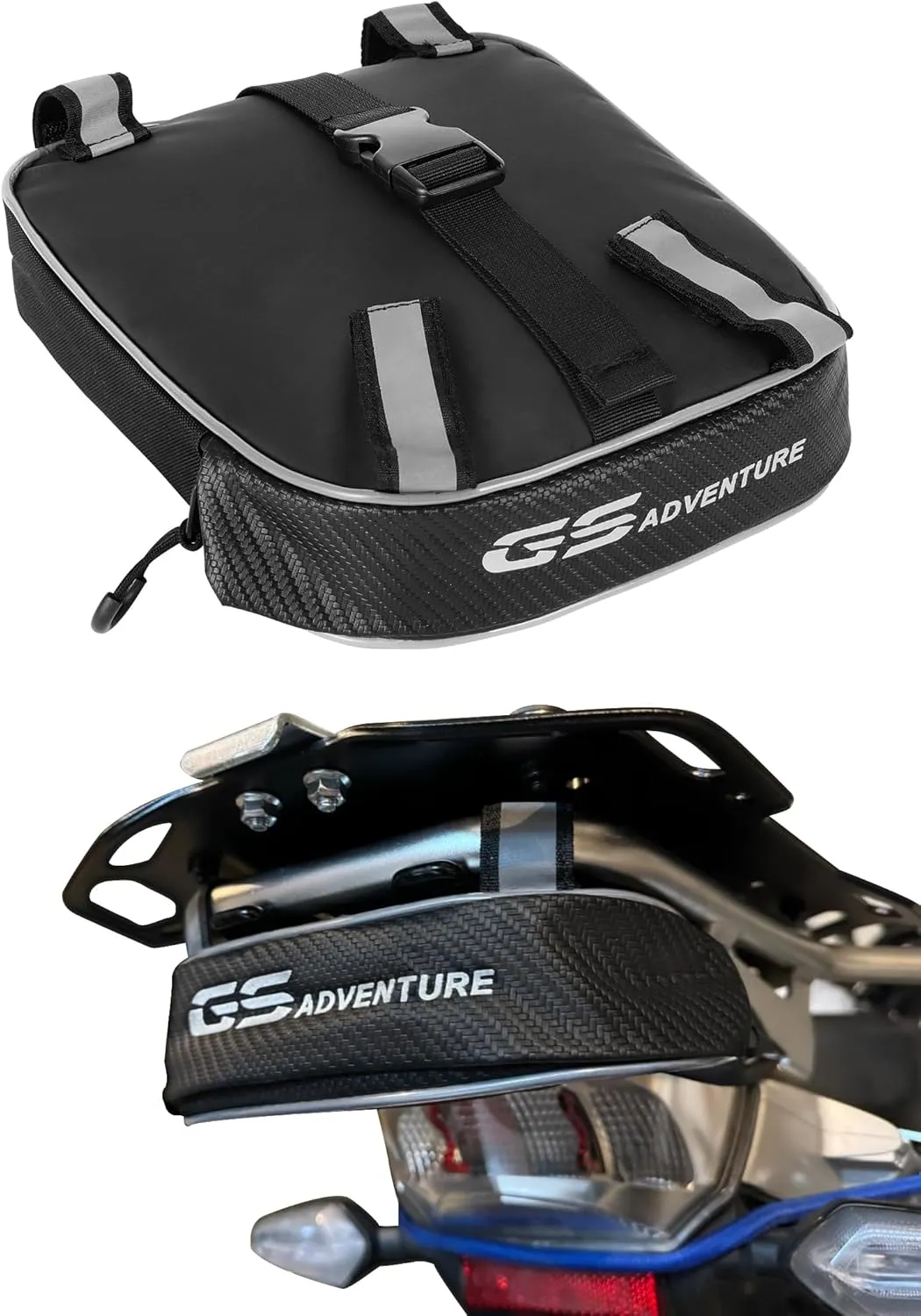Motorcycle Tail Bag, Commuter Sport Motorbike Tail Bags Waterproof Multi-Protection for BMW R1250GS Adventure 2019-2022, R1200GS (LC Adventure) Adventure2014-2022, Motorcycle Rear Frame Bag