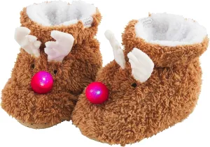 Mud Pie unisex-child Toddler Light Up Slippers