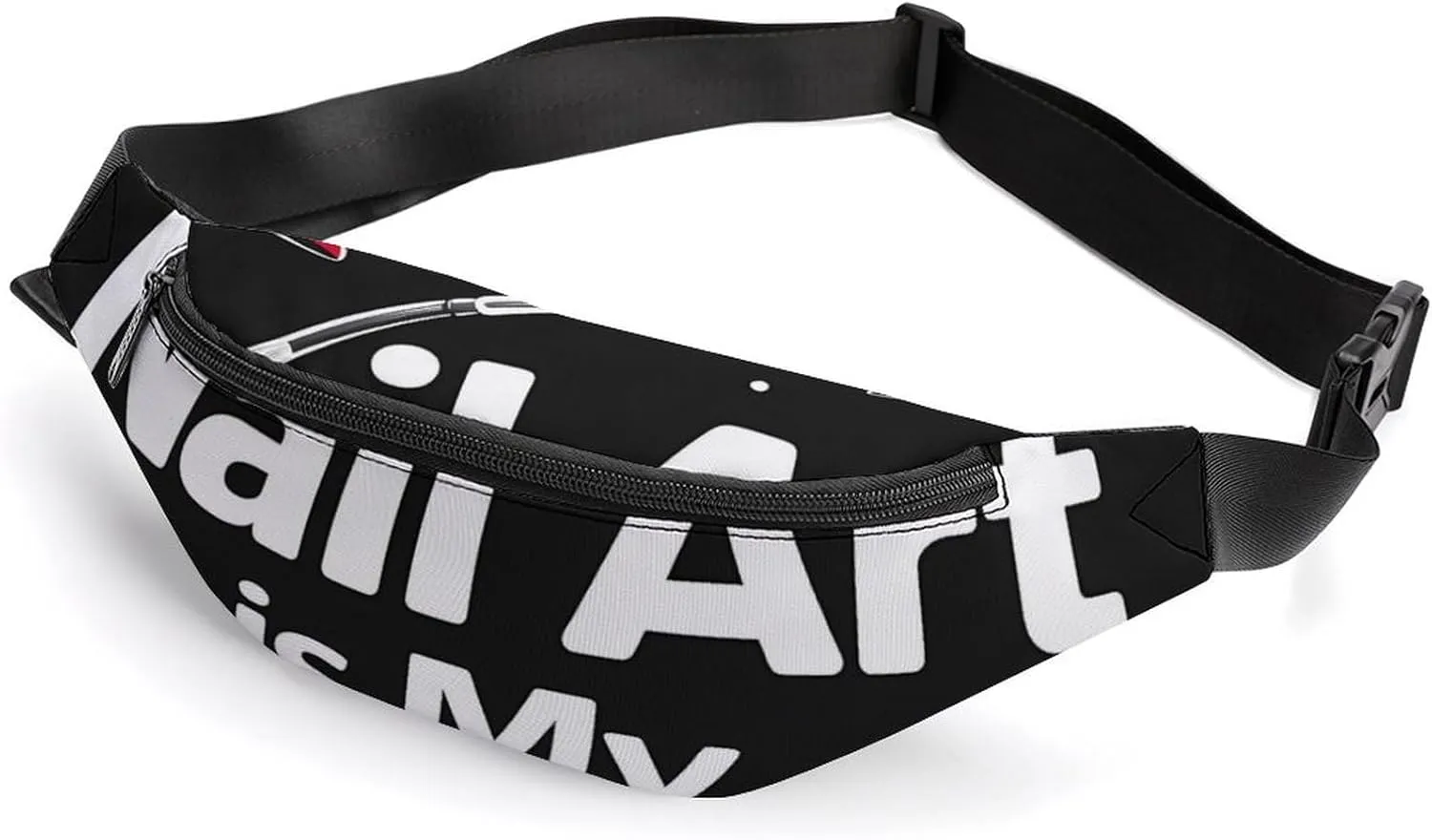 Nail Art Is My Mission Crossbody Fanny Pack Waist Packs Adjustable Shoulder Bags Sling Bag for Hiking Running Cycling