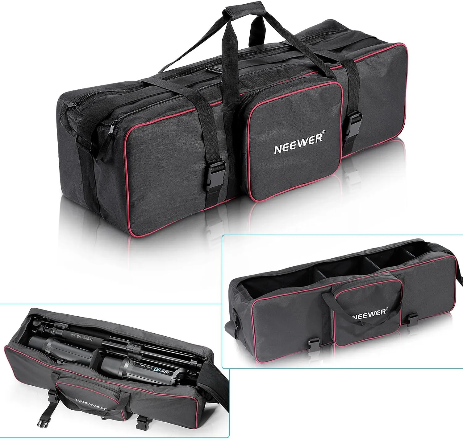 Neewer Large Photo Studio Lighting Equipment Carrying Bag