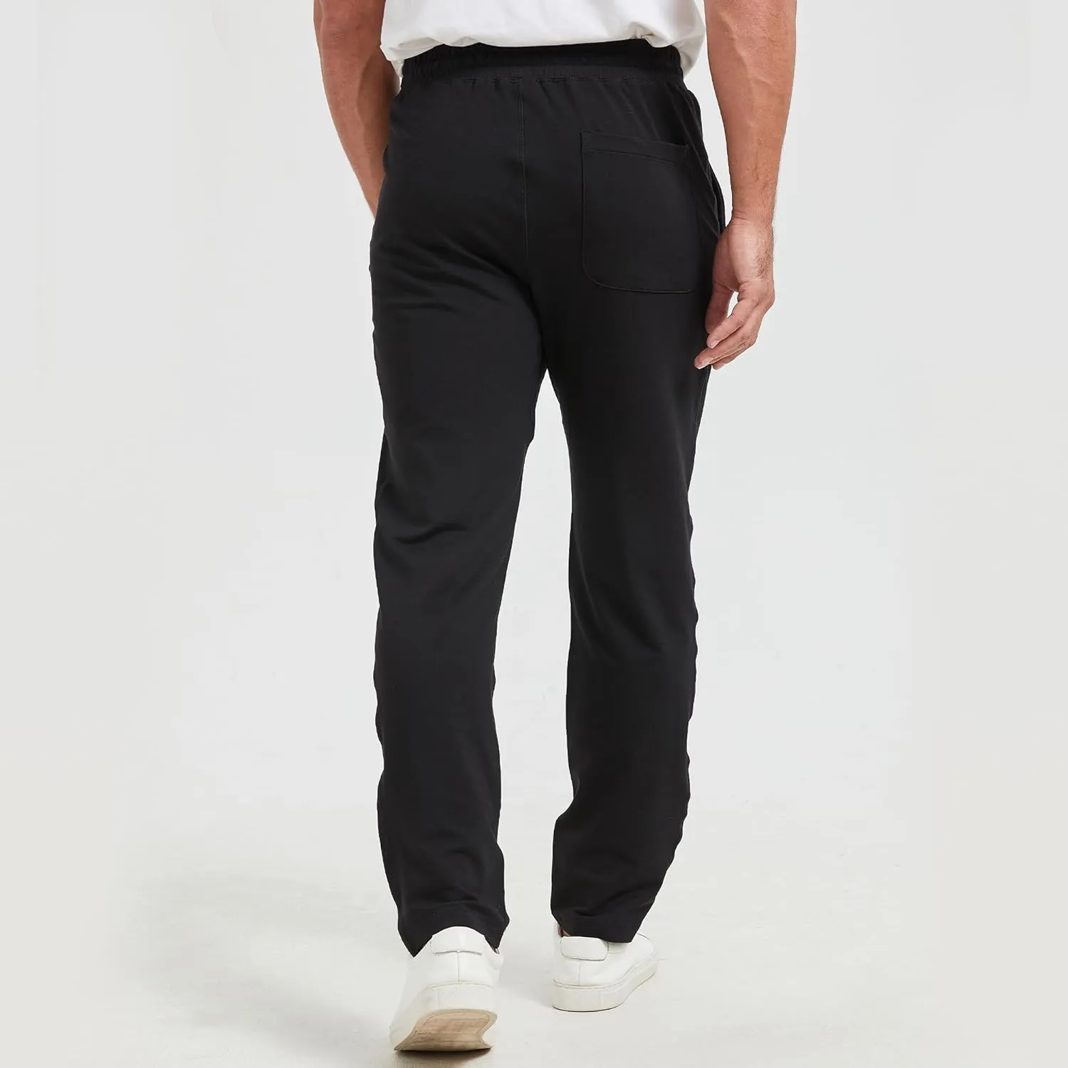 netdraw Men's Ultra Cozy Viscose Bamboo Sweatpants Cotton Lounge Casual Jogger Tapered Pants