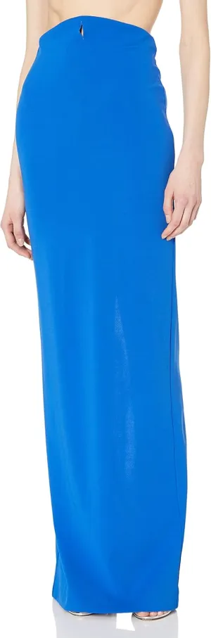 Nicole Miller New York Women's Structured Heavy Jersey Tie Front Gown