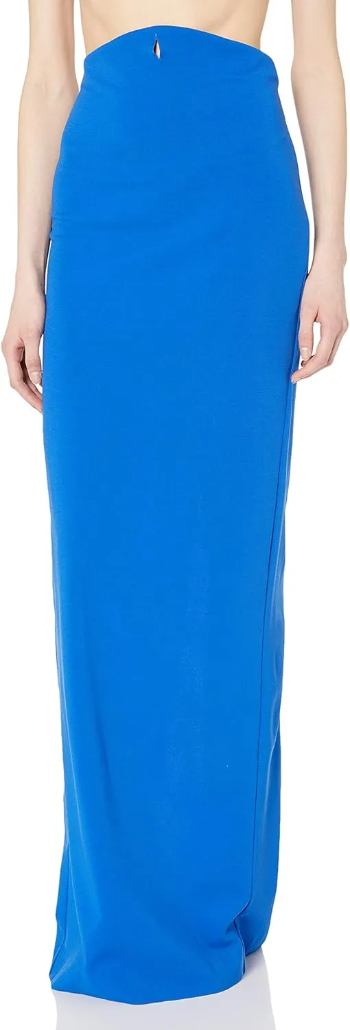Nicole Miller New York Women's Structured Heavy Jersey Tie Front Gown