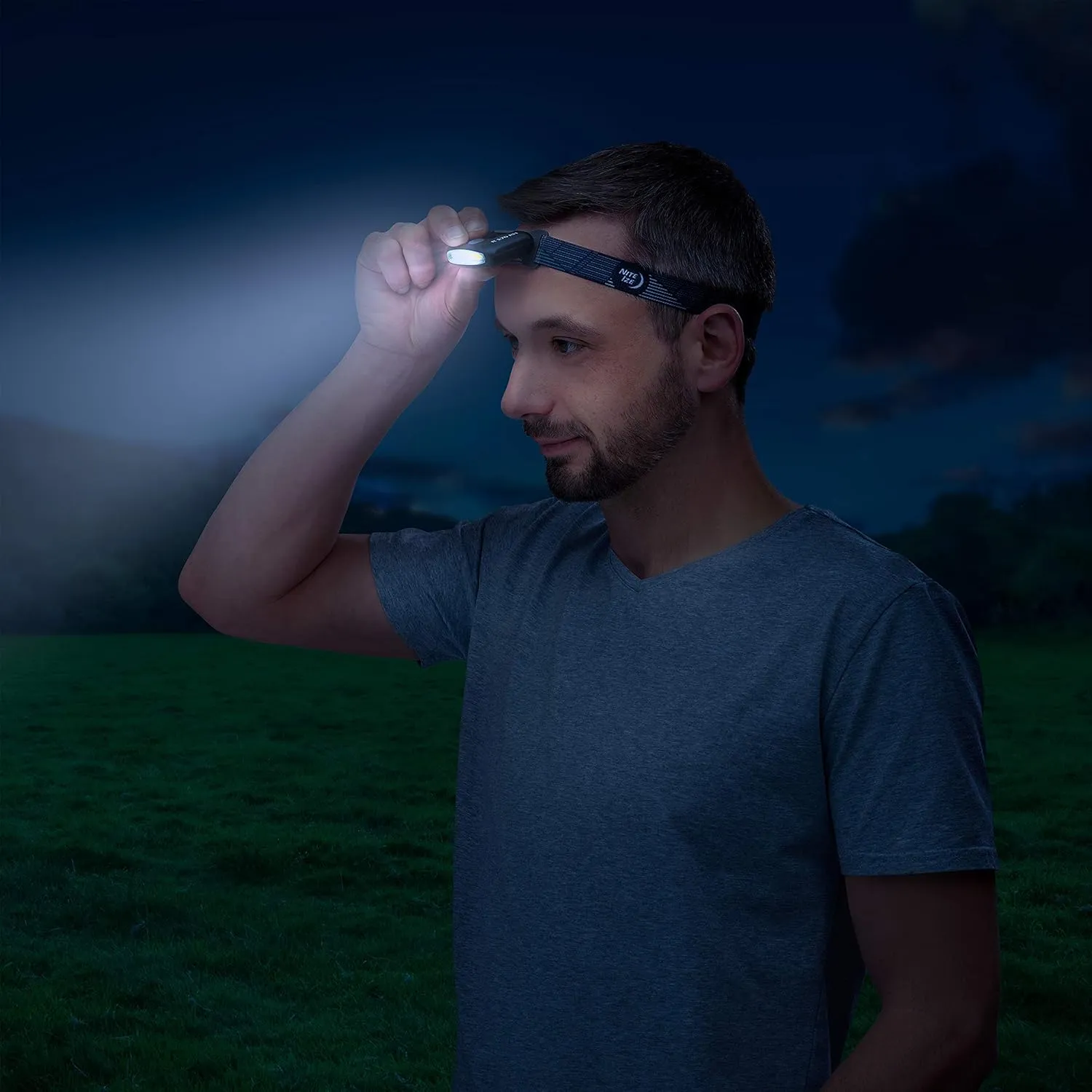 Nite Ize Radiant 170 Rechargeable Headlamp - Durable Headlamp with Rechargeable 170 Lumen Light - Great for Camping, Hiking & at-Home Projects - Black