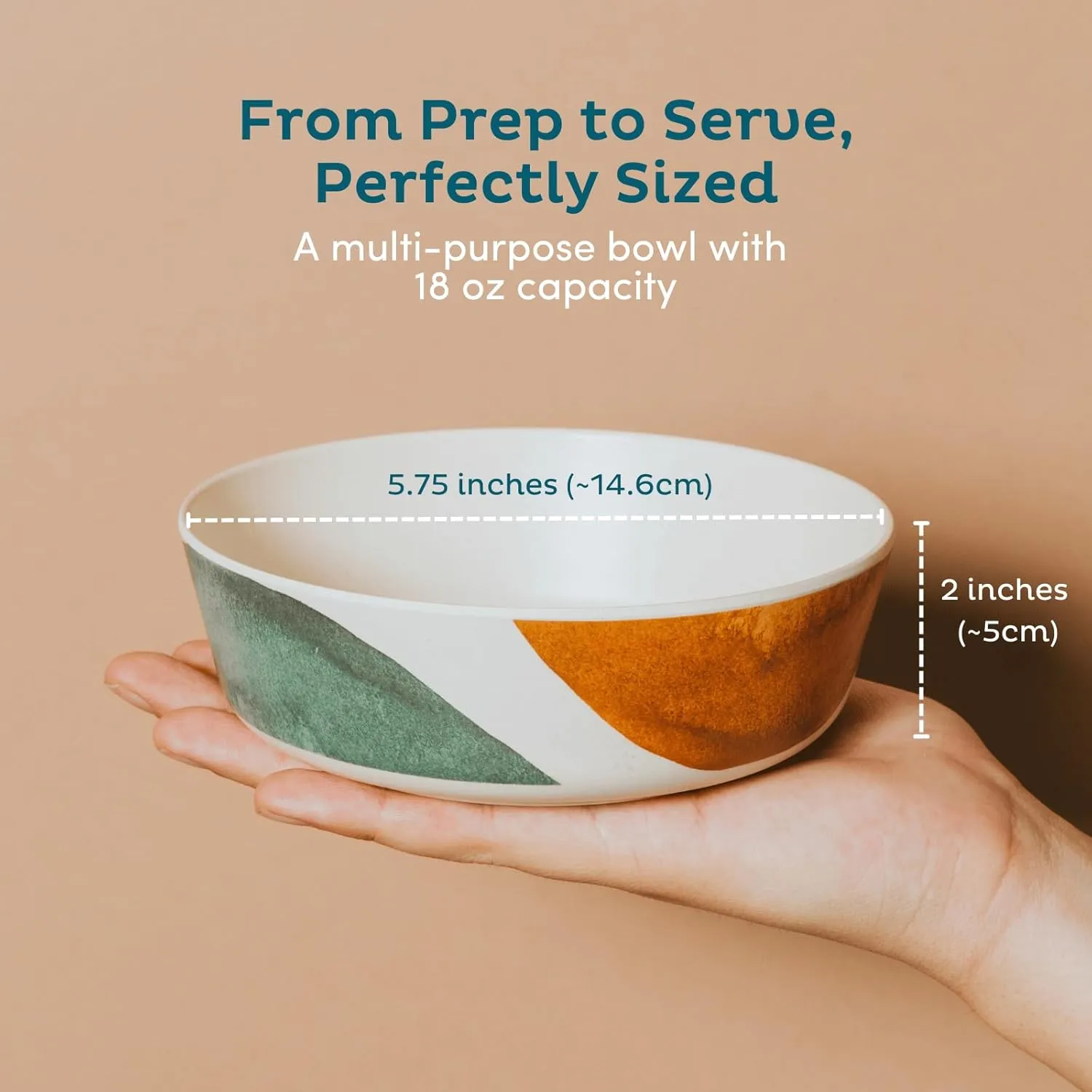 Nook Theory 4 Pack Bamboo Bowls - 18 Oz Reusable Toddler and Kids Bowl, Dishwasher Safe - Not Microwavable Bamboo Dishes (Wildflower)