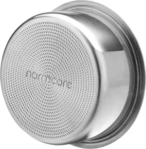 Normcore 51mm Precision High Extraction Filter Basket, Portafilter Basket Coffee Filter, 18g Bottomless Portafilter Basket, Fits 18 Gram Coffee For 51mm Espresso machines, 304 Stainless Steel