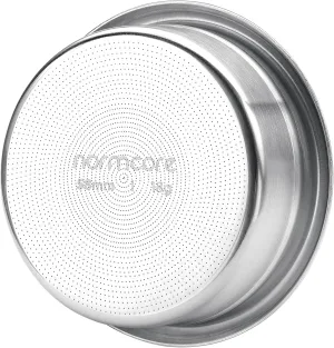 Normcore 58mm Precision High Extraction Filter Basket, 18g Portafilter Filter Basket For 58mm Espresso machines, 0.8mm Thickness, Comes with a 58.5mm Puck Screen, Espresso Paper Filters