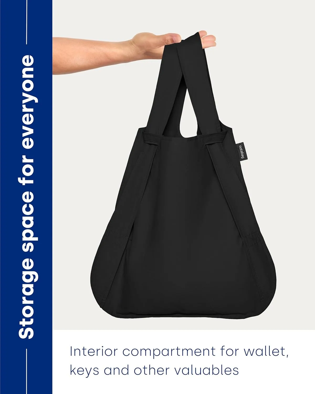 Notabag – 2 in 1 Backpack and Bag – Backpack waterproof – reusable grocery bags foldable