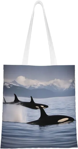 Ocean Sailboat Canvas Tote Bags For Women Handbag Tote Purse,Canvas Crossbody Bag For Office, Travel, School
