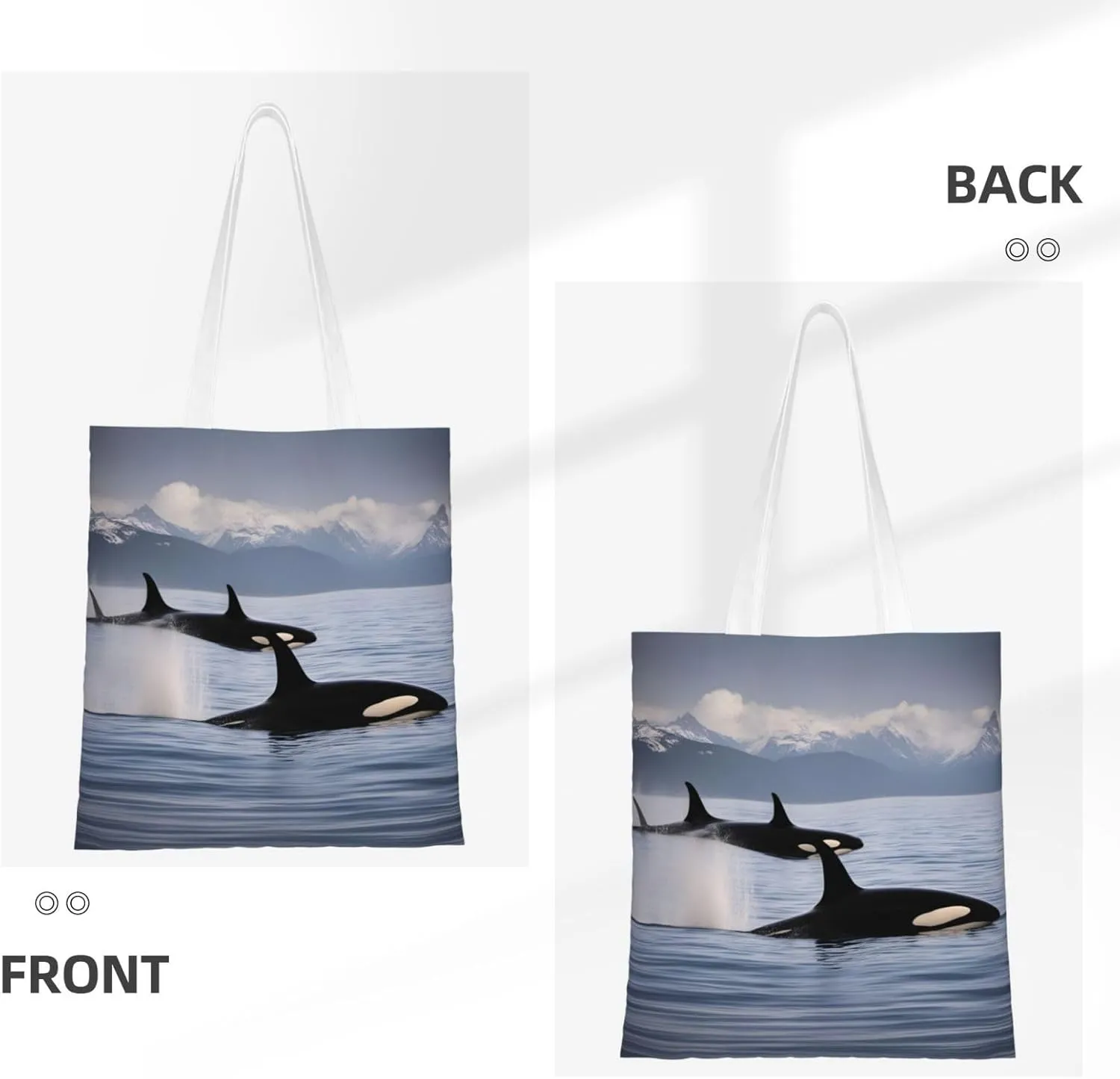 Ocean Sailboat Canvas Tote Bags For Women Handbag Tote Purse,Canvas Crossbody Bag For Office, Travel, School