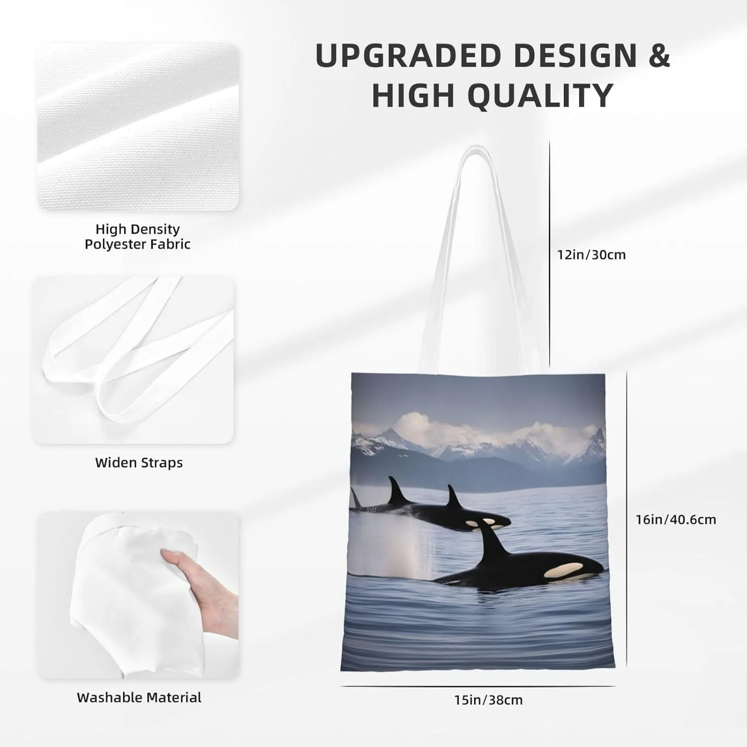 Ocean Sailboat Canvas Tote Bags For Women Handbag Tote Purse,Canvas Crossbody Bag For Office, Travel, School