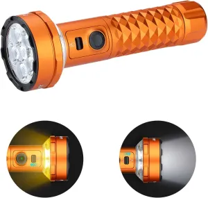 OLIGHT Prowess Rechargeable High Lumen Flashlights, 5,000lms Super Bright Flashlight with Holster, High-Efficiency USB-C Charging LED, Bidirectional Lighting